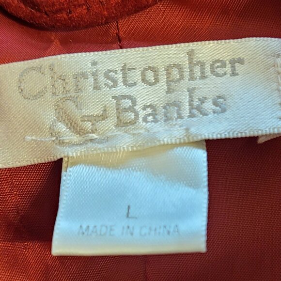 Christoper & Banks Suede Jacket/Blazer - Picture 2 of 9